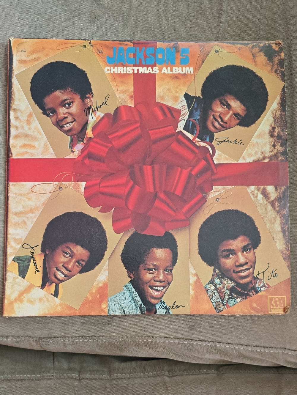THE JACKSON 5 CHRISTMAS Album Vinyl Record 1970 MOTOWN